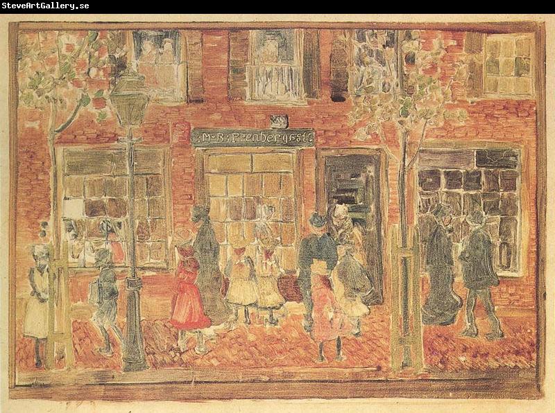 Maurice Prendergast Street Scene